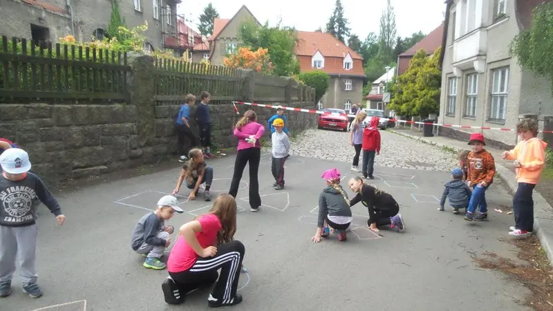 Malování se třeťáky