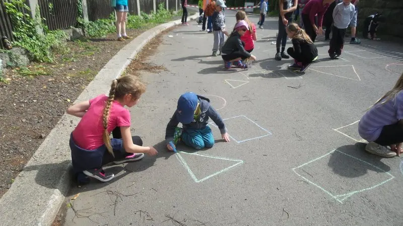 Malování se třeťáky