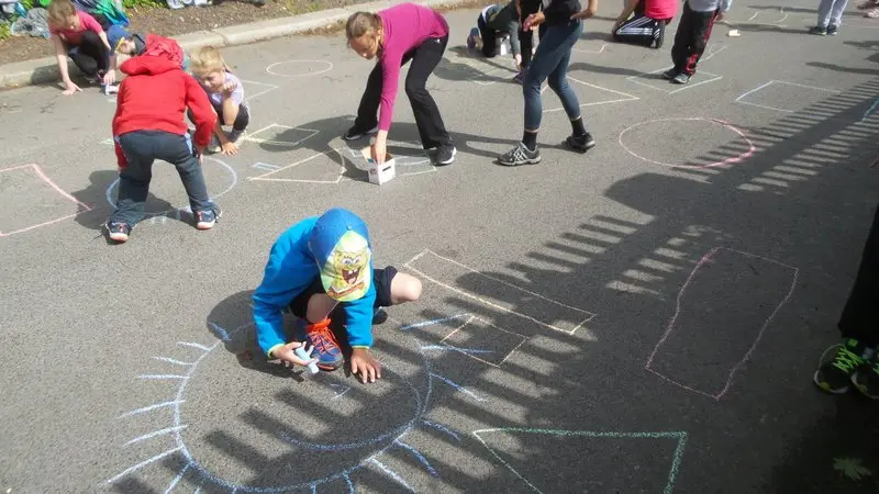 Malování se třeťáky