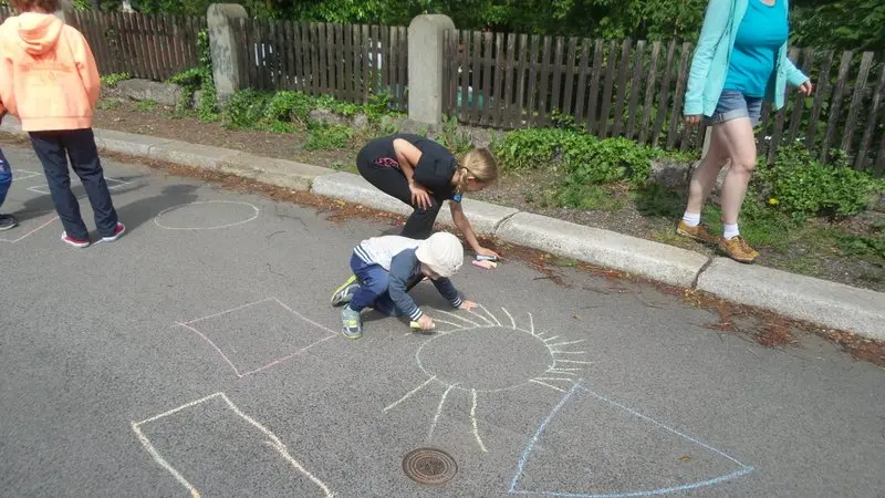 Malování se třeťáky