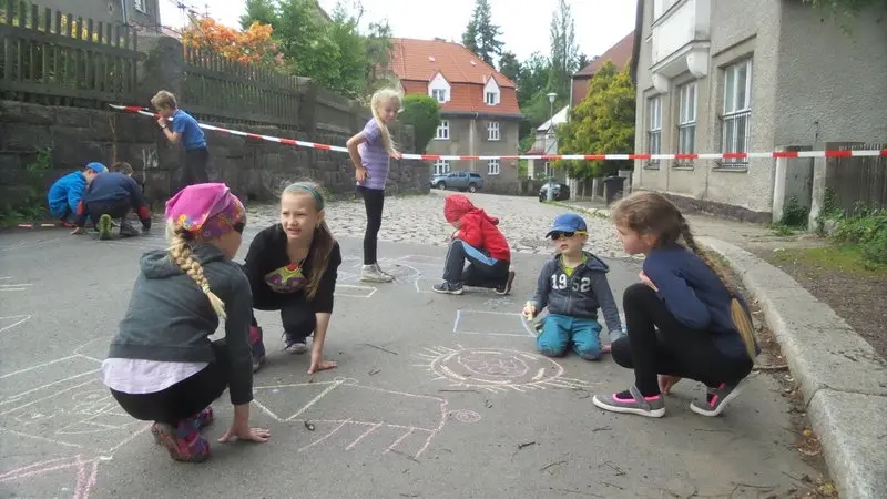 Malování se třeťáky