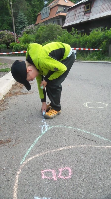 Malování se třeťáky