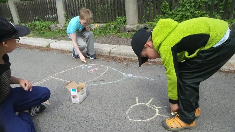 Malování se třeťáky