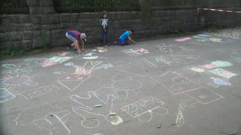 Malování se třeťáky