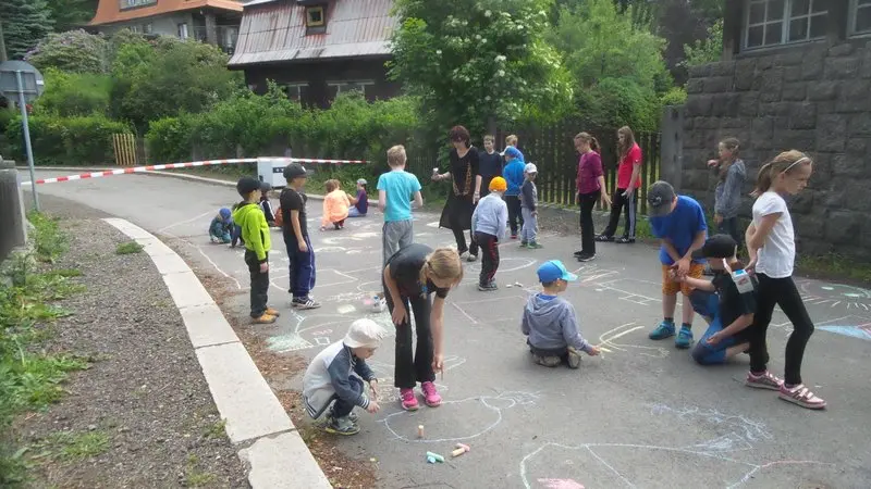 Malování se třeťáky