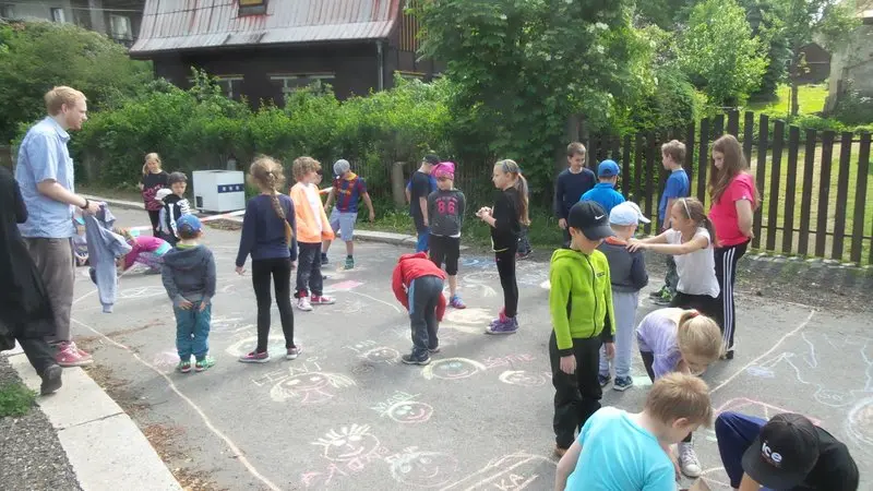 Malování se třeťáky