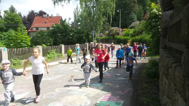 Malování se třeťáky